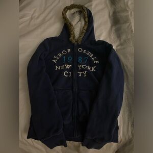 y2k aero zip up hoodie